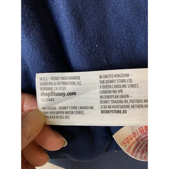 Disney Mickey Mouse Denim Jean Varsity Jacket XXL Our Universe THE ONE AND ONLY - Picture 6 of 10